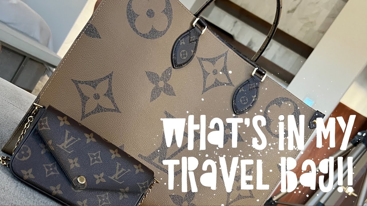What's in my Louis Vuitton On the Go GM Travel Bag (2022)