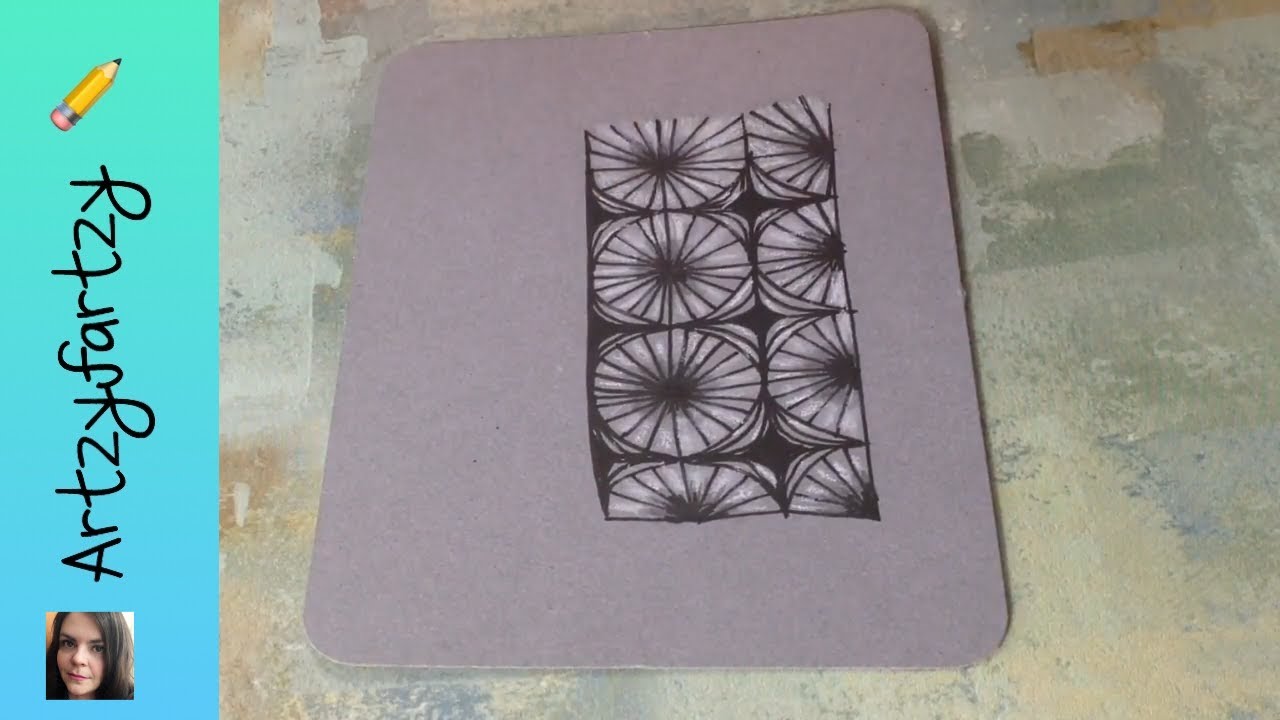 Zentangle  Inspired Art With Artzyfartzy 🌷🌿🌷🌿🌷 How To Draw Tangle Pattern Maelstrom