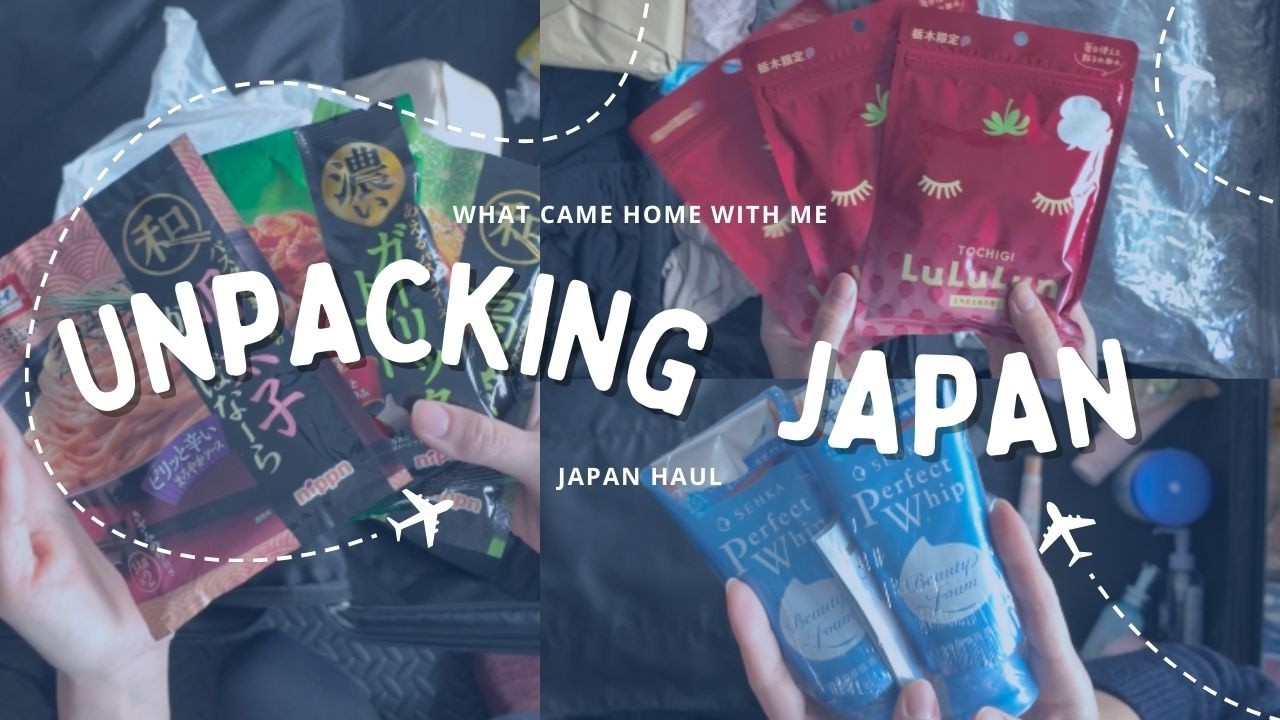 Unpacking My Suitcase After Japan Trip ✈️ Skincare, Snacks & Souvenirs Haul