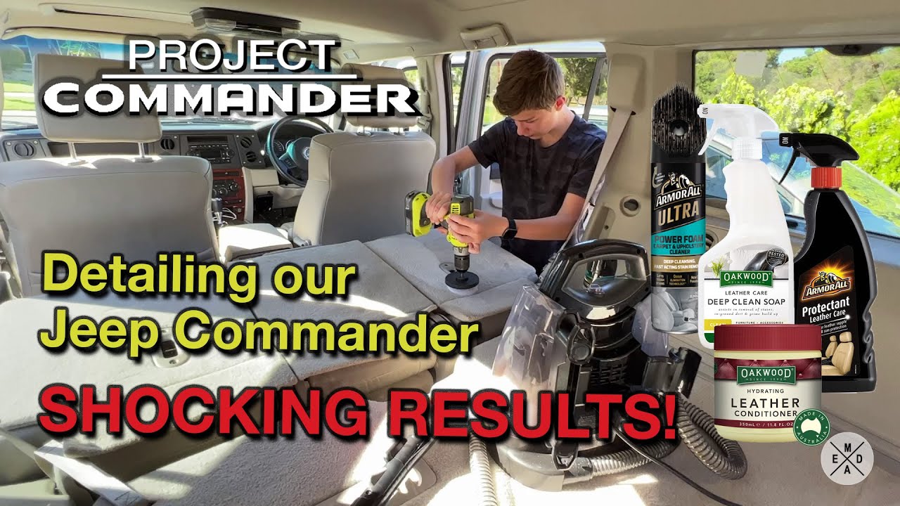 Restoring and detailing our JEEP back to its former glory | PROJECT COMMANDER | 14y of dirt removed!