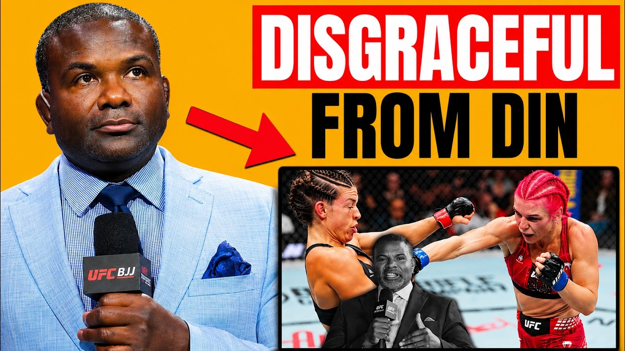 Din Thomas CRAPS On His Own Fighter Gillian Robertson! My Reaction