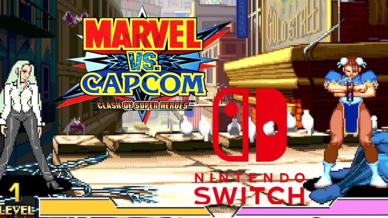 Marvel vs. Capcom: Clash of Super Heroes 1CC Playthrough (Nintendo Switch) 60fps