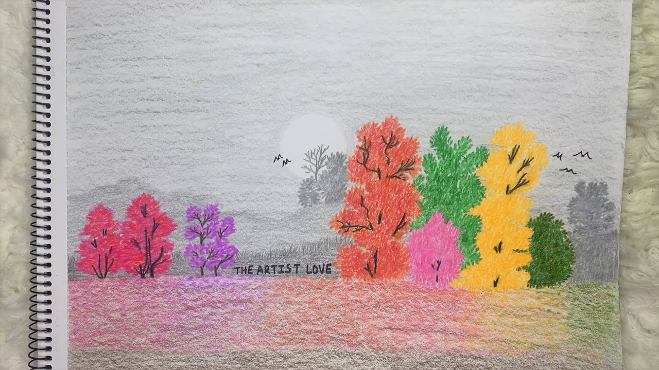 Drawing — Episode 40:  Colorful Forests | The Artist Love