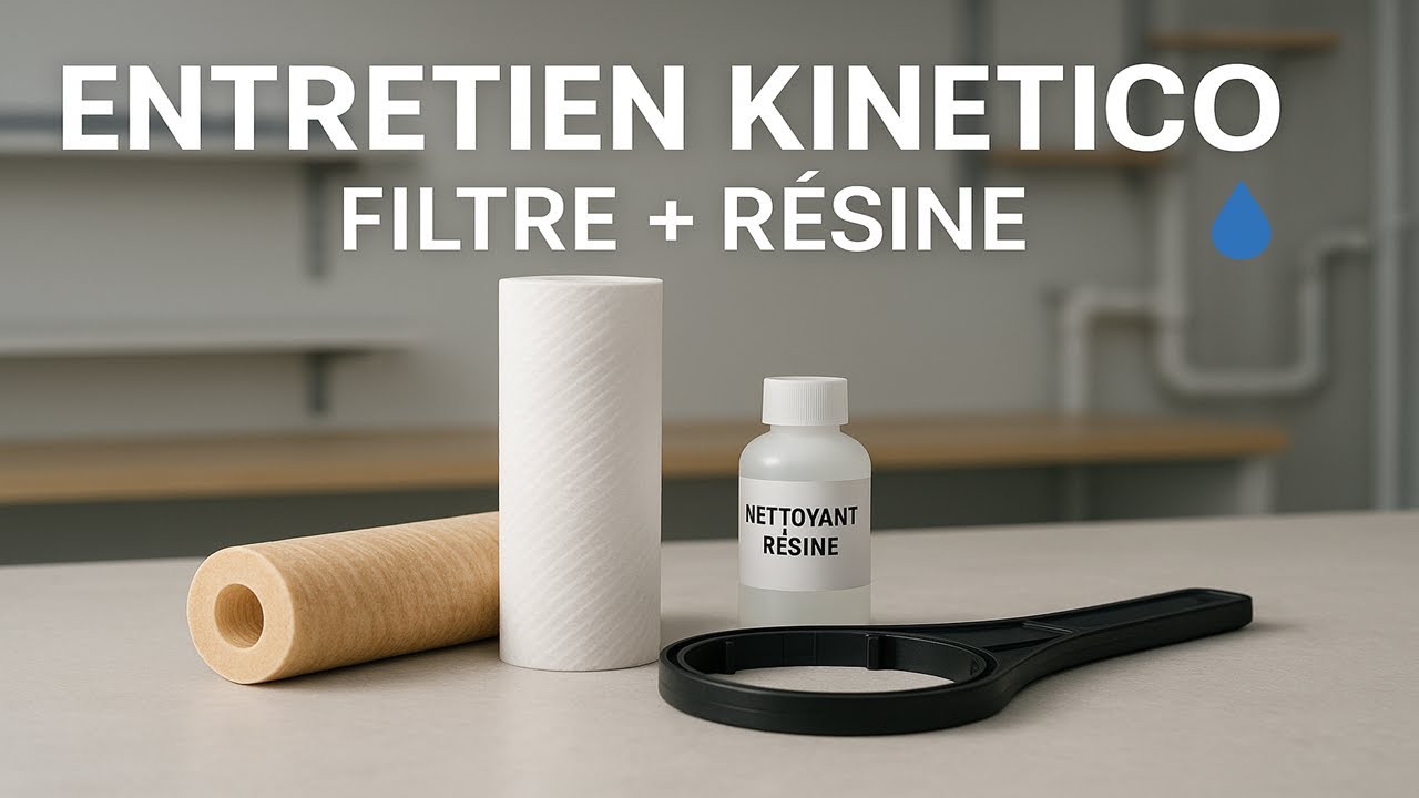 ➡️ Entretien adoucisseur Kinetico 🔧 Changer filtre + nettoyer résines