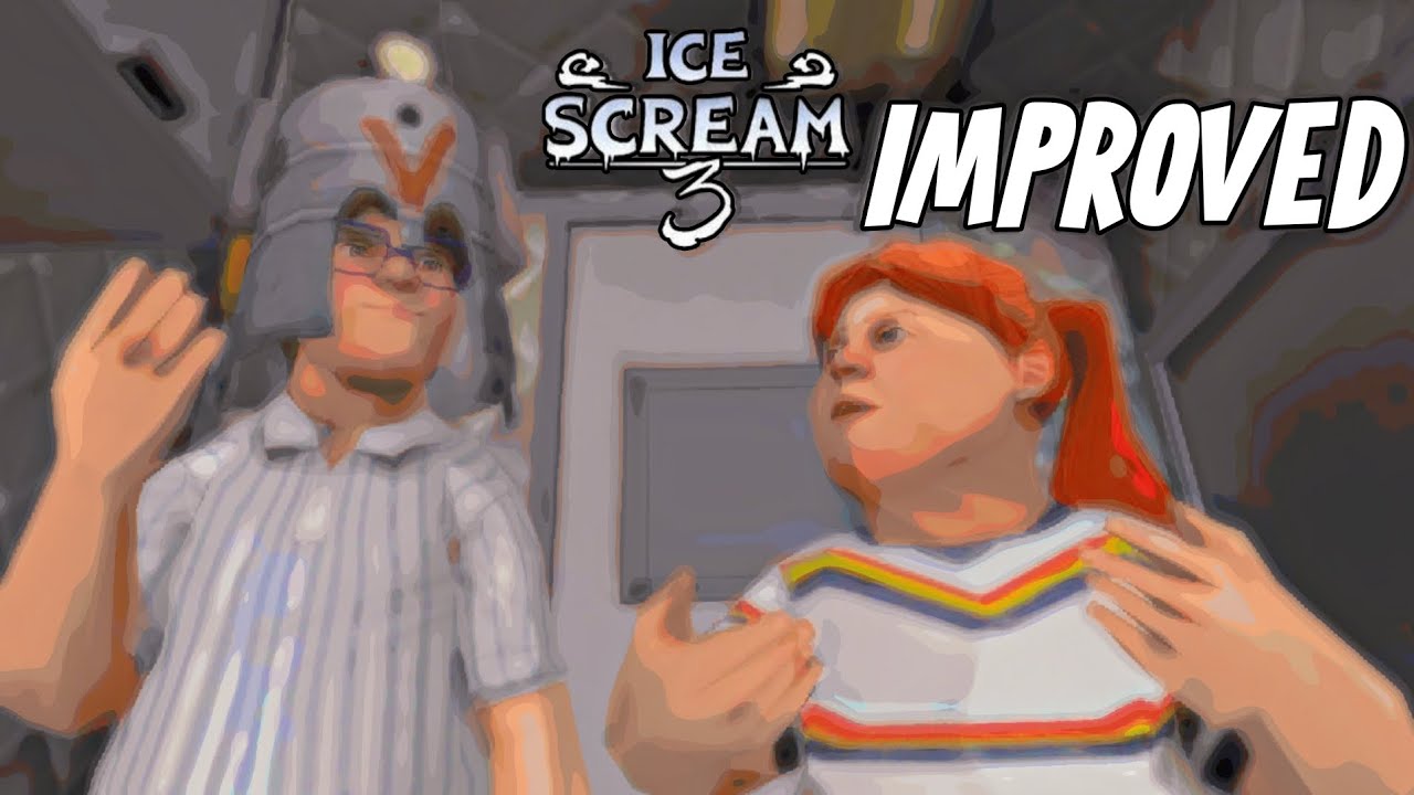ICE SCREAM 3-IMPROVED VERSION|SUPER SECRET VERY SECRET INTRO LEAK NEW ENDING NEW MR MEAT 3 NEW O²😱😱😱