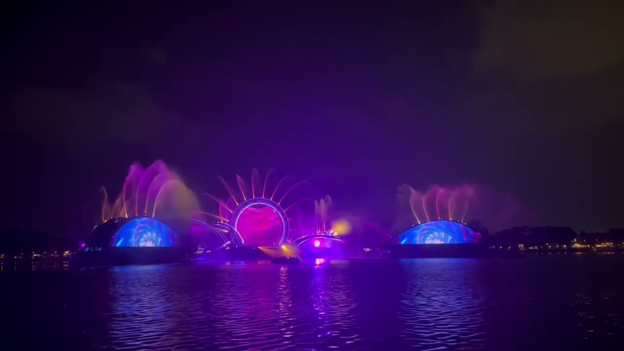 Vlog de viagem! Primeira vez nos EUA Orlando 2022 - Disney Epcot, um pouco do show de encerramento