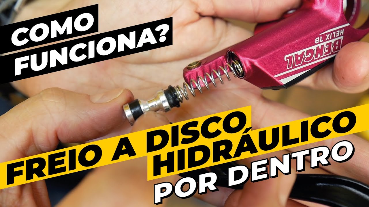 Freio a disco hidráulico de bicicleta. Como funciona por dentro? Pedaleria