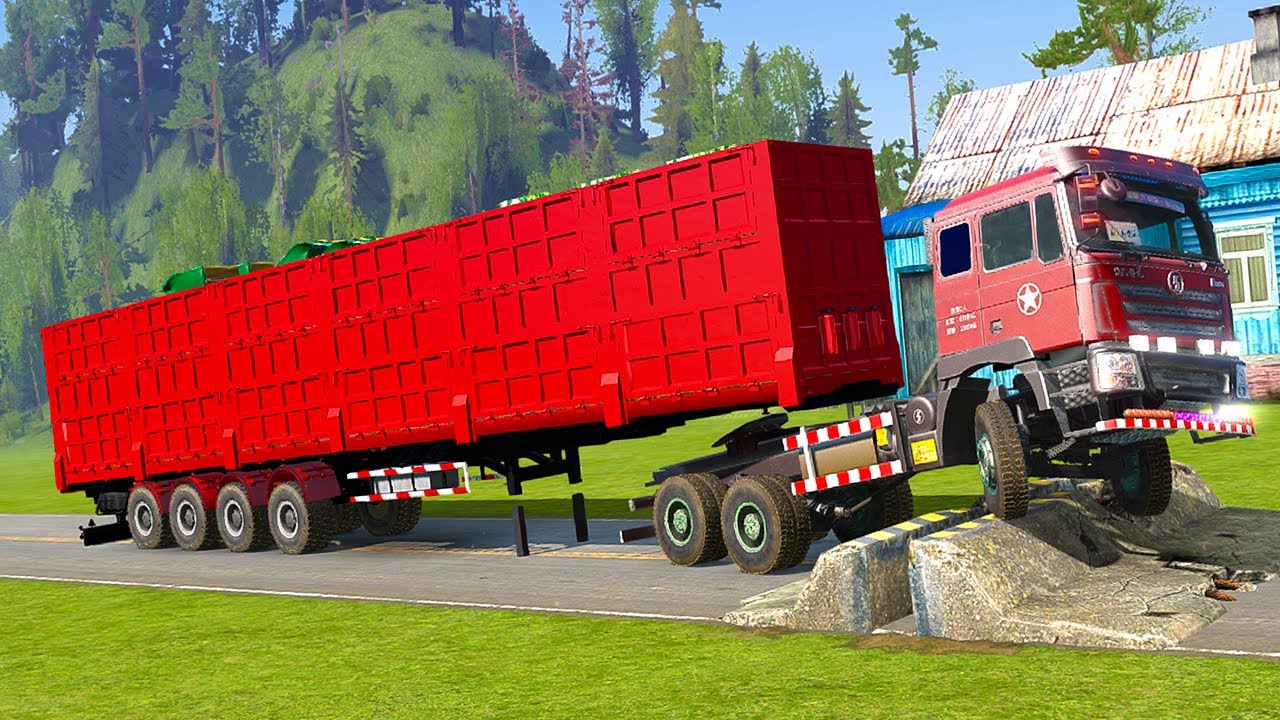 Spintires Mudrunner Mod Truck | Driver Skills Gameplay | Game Daily | HYPER TRUCK #mudrunner