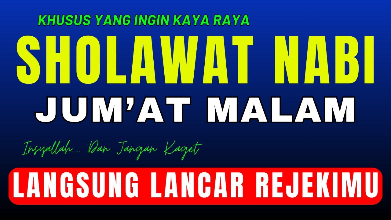 Buktikan Sendiri Mukjizat Luar Biasa Yang Akan Mengubah Nasib Anda Melalui Sholawat Jibril