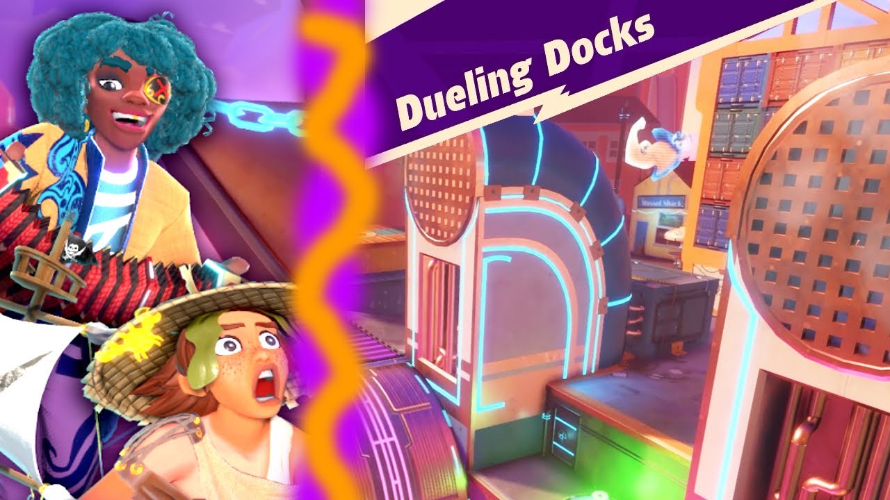 Knockout City Season 9 NEW STAGE! Dueling Docks 🛳️🧖&zwj;♀️@TrapQ