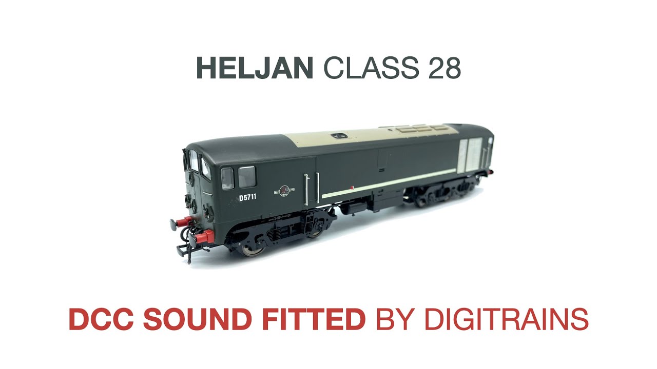 Heljan Class 28 DCC Sound Fitted by Digitrains