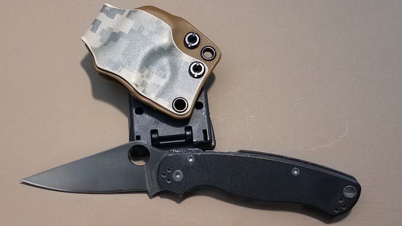Spyderco Paramilitary 2 Auto Deploy Sheath
