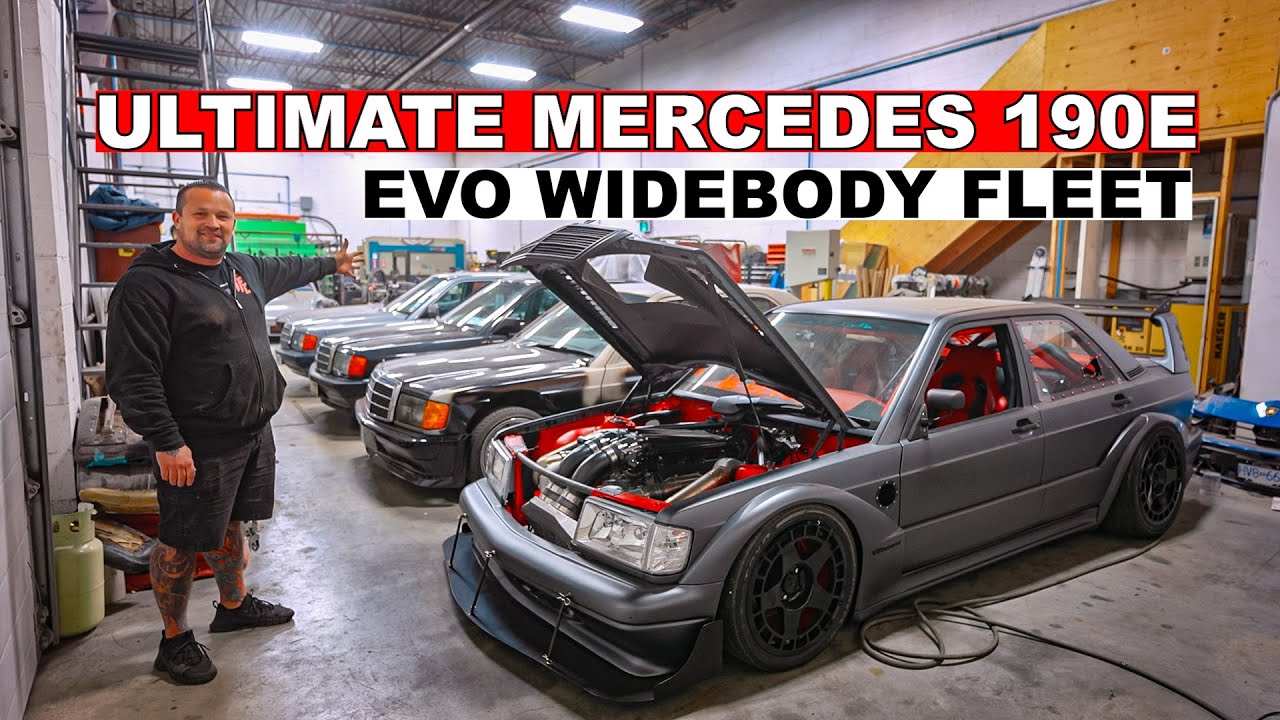 Сборка идеального парка Mercedes 190E Evo 2 — 5 кастомных автомобилей