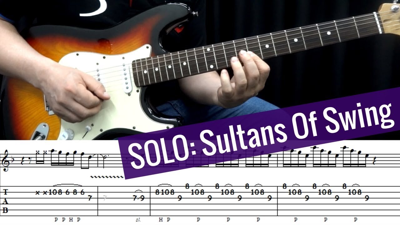 Dire Strais - Sultans Of Swing - Solos [Cover + Tablatura]