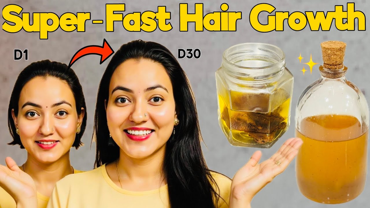 30 Days Hair Growth Challenge To Grow Long, Thick, Healthy Hair (2-Step Method)