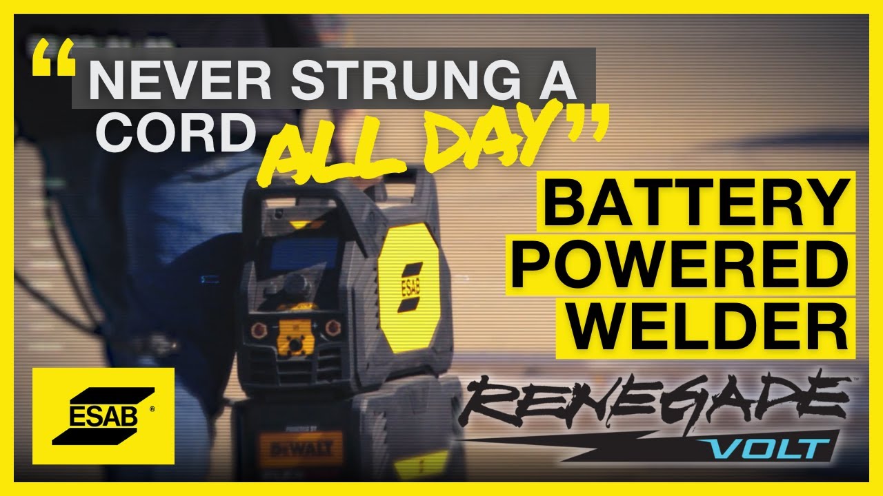 This Cordless Welder Solves Every Jobsite Power Problem | Renegade VOLT in Action | Battery Welder