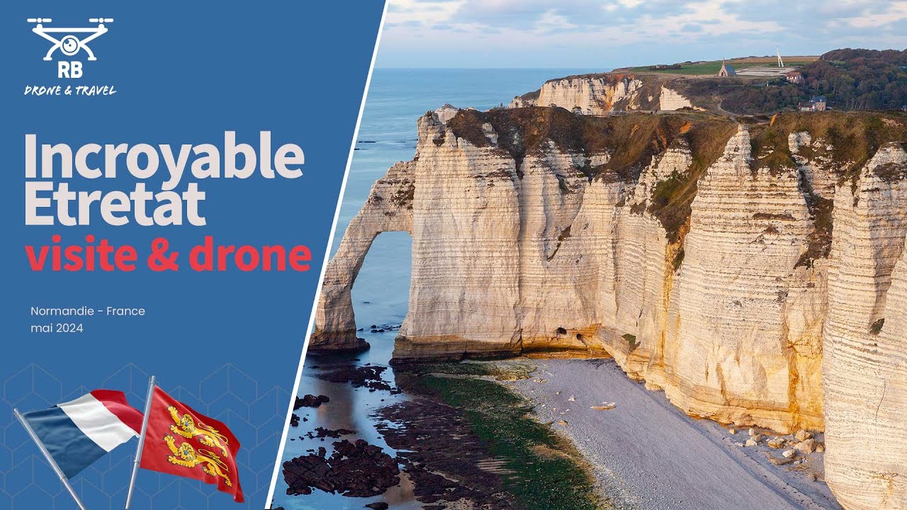 Etretat, ruelles et vues en drone