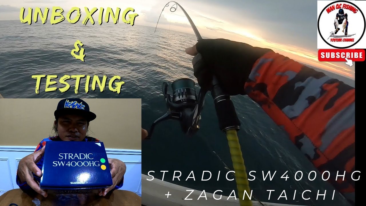Vlog 113 - Unboxing & Testing Shimano Stradic SW4000HG + Zagan Taichi Pe 2.5 | Tenggiri ON Sedeli