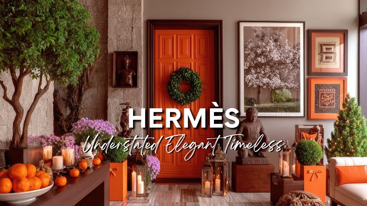 Herm&egrave;s Holiday Home: Understated Luxury | Creating HERM&Egrave;S Aesthetics At Home For Christmas 2025