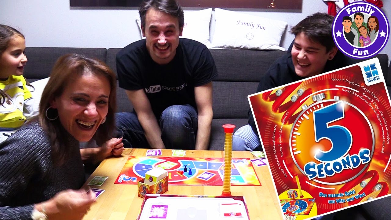 5 SECONDS CHALLENGE | RASANTES PARTYSPIEL UM WORT UND WITZ! | FAMILY FUN