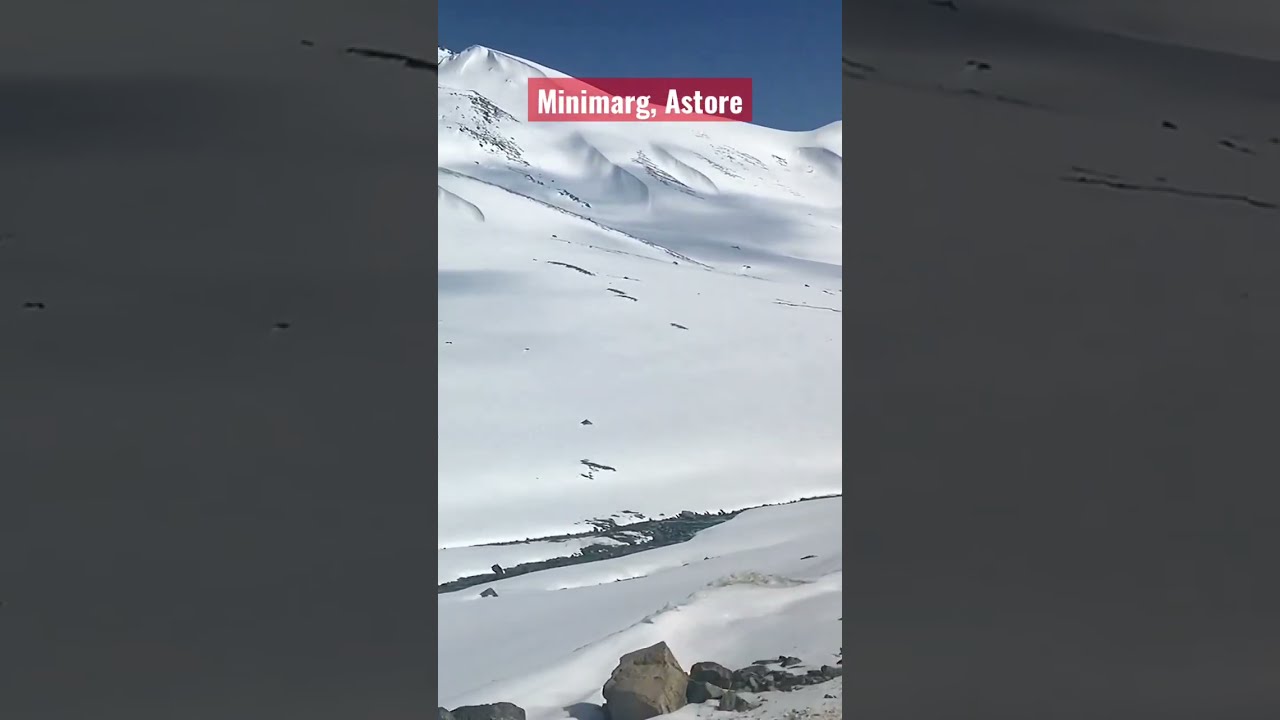 Most Beautiful Places of Pakistan - Winter View of Minimarg Village - #viral #shorts #shortsfeed