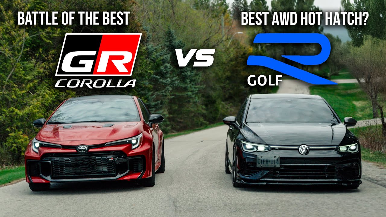 2025 NEW Toyota GR Corolla vs Volkswagen Golf R  // Which is the Best Hot Hatch for $40,000!