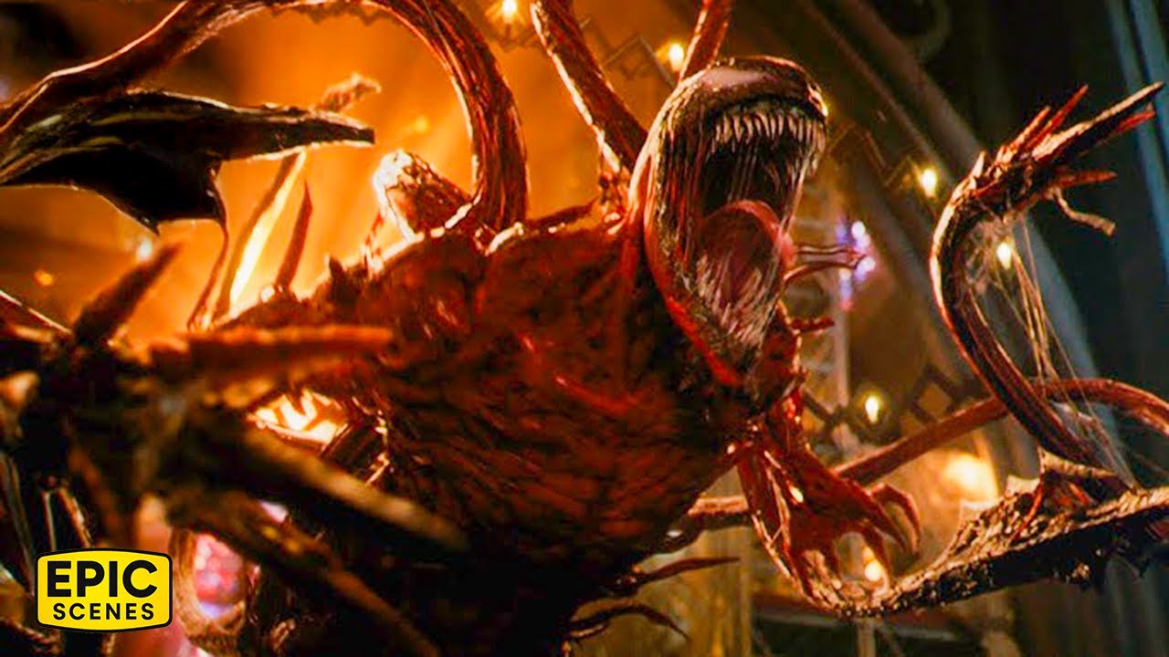 Venom Faces Carnage In The Church - Venom Let There Be Carnage