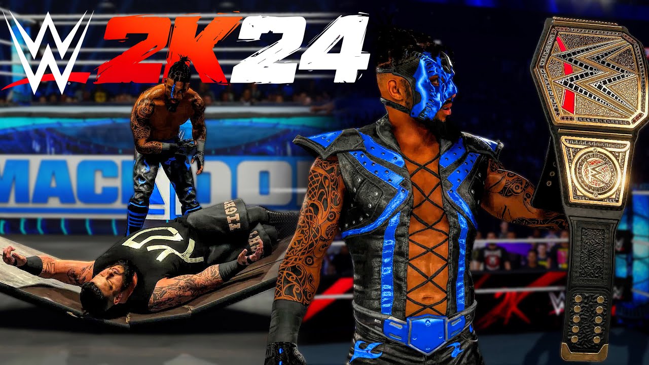 WWE 2K24 MyRISE #2 - Яростный матч за титул чемпиона WWE Universal по системе TLC!