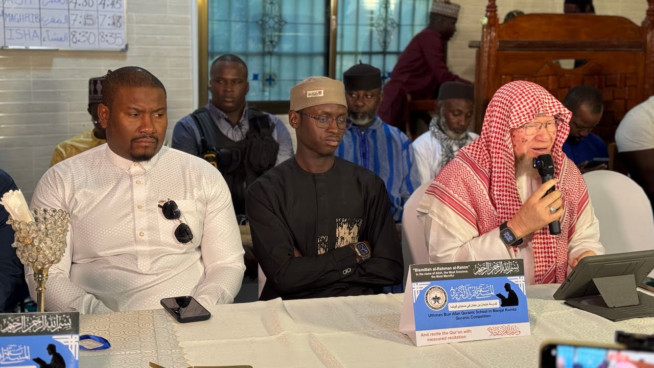 Islamic Conference at Markaz Uthman bun Afan Quranic School