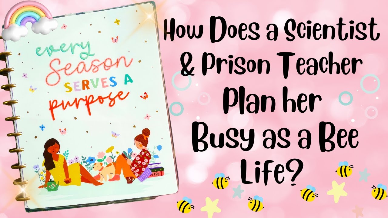 Research Teaching Work Planner Set Up ✨🐝 | Hybrid Planner 🌈 | Transformer Planner ✨| Happy Planner