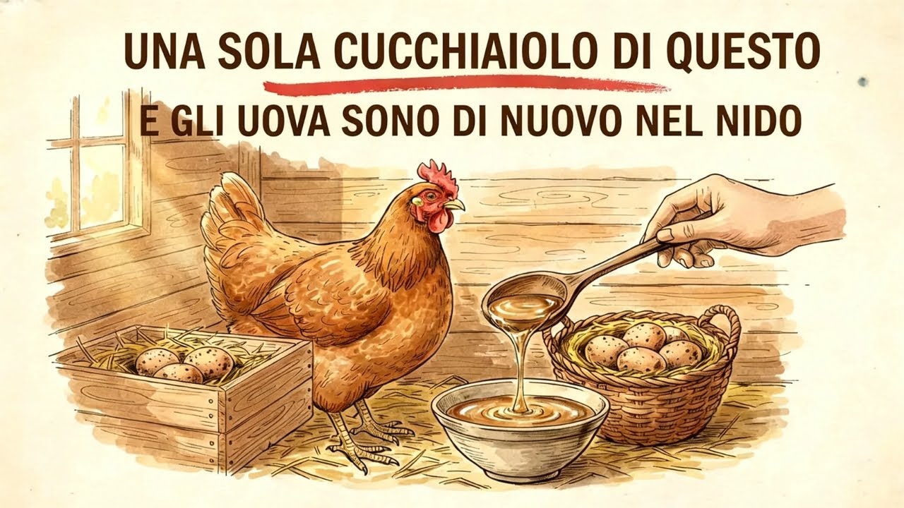 Non macellare le vecchie galline! 1 cucchiaio nell’acqua… e tornano a deporre