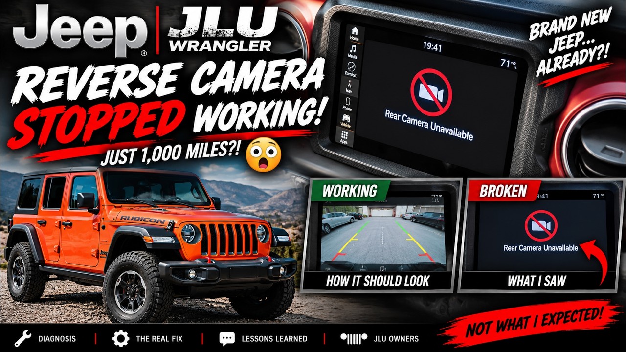 JLU Jeep Wrangler Reverse Camera Stopped Working!