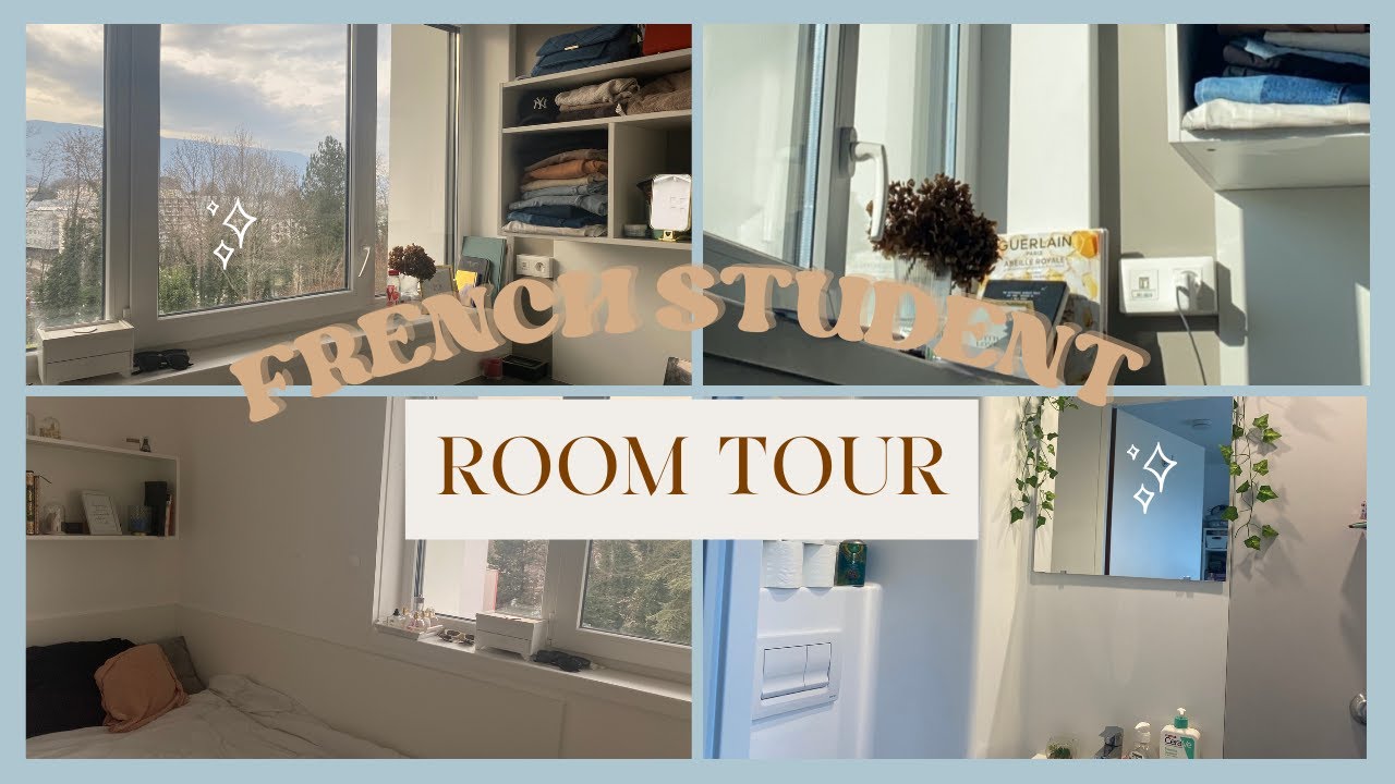 MY STUDENT DORM IN FRANCE - 9m2 ROOM TOUR -
