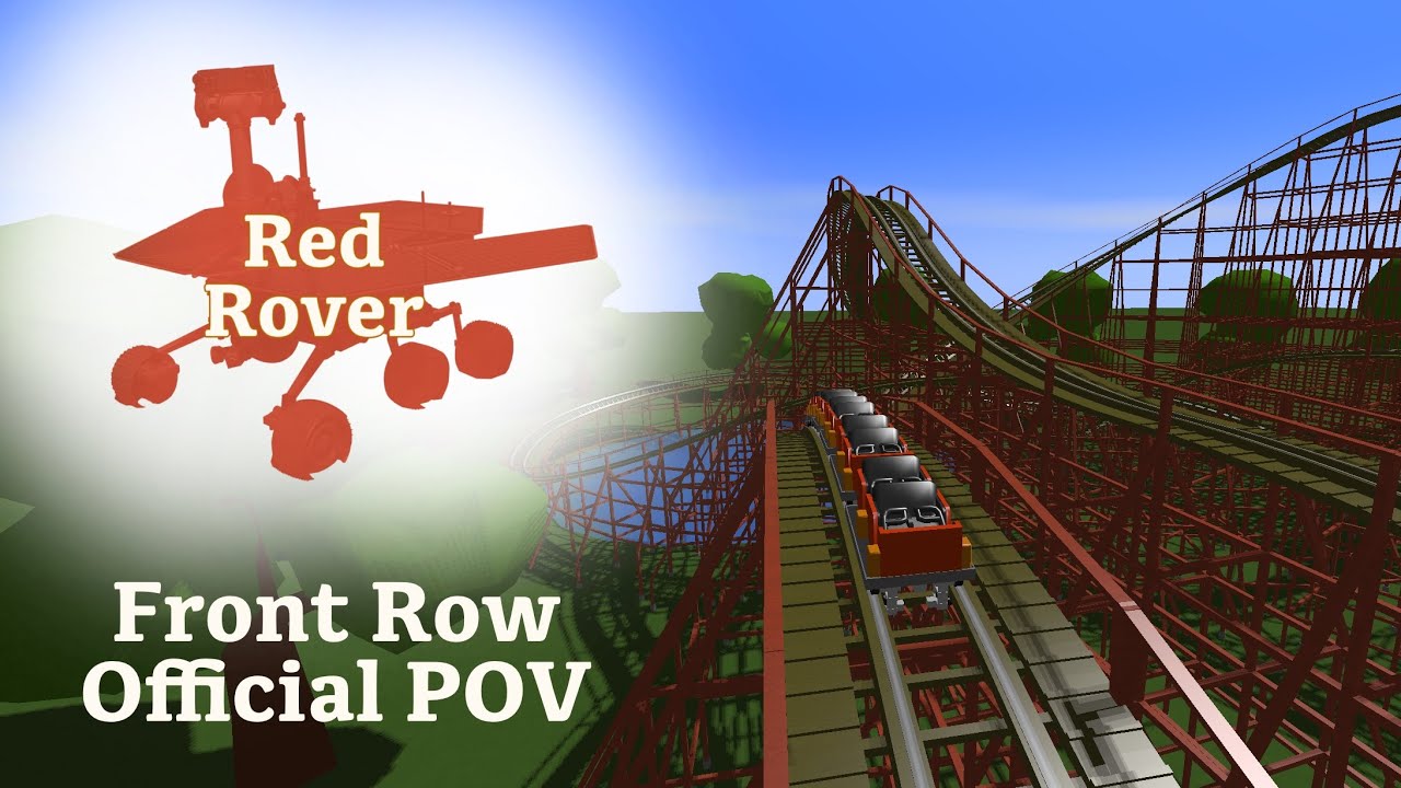 Ultimate Coaster 3 - Red Rover - Custom Wooden Coaster - Official Front Row POV