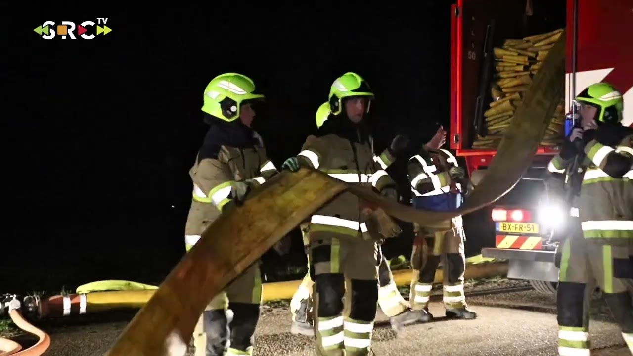 Grote brand in Herwijnen