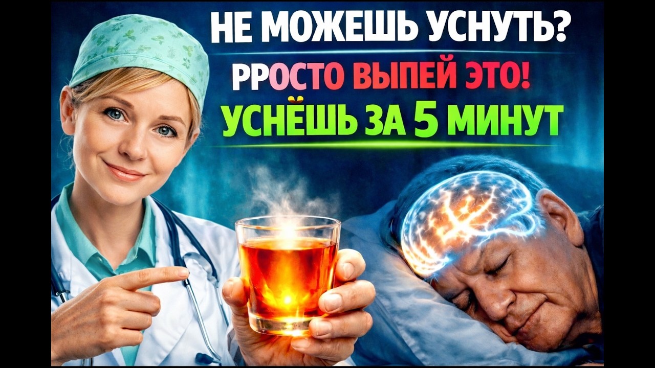 СПИТЕ КАК МЛАДЕНЕЦ! БЕССОННИЦА ОТСТУПИТ ЗА 2 НОЧИ / ЧТО ВЫПИТЬ ПЕРЕД СНОМ