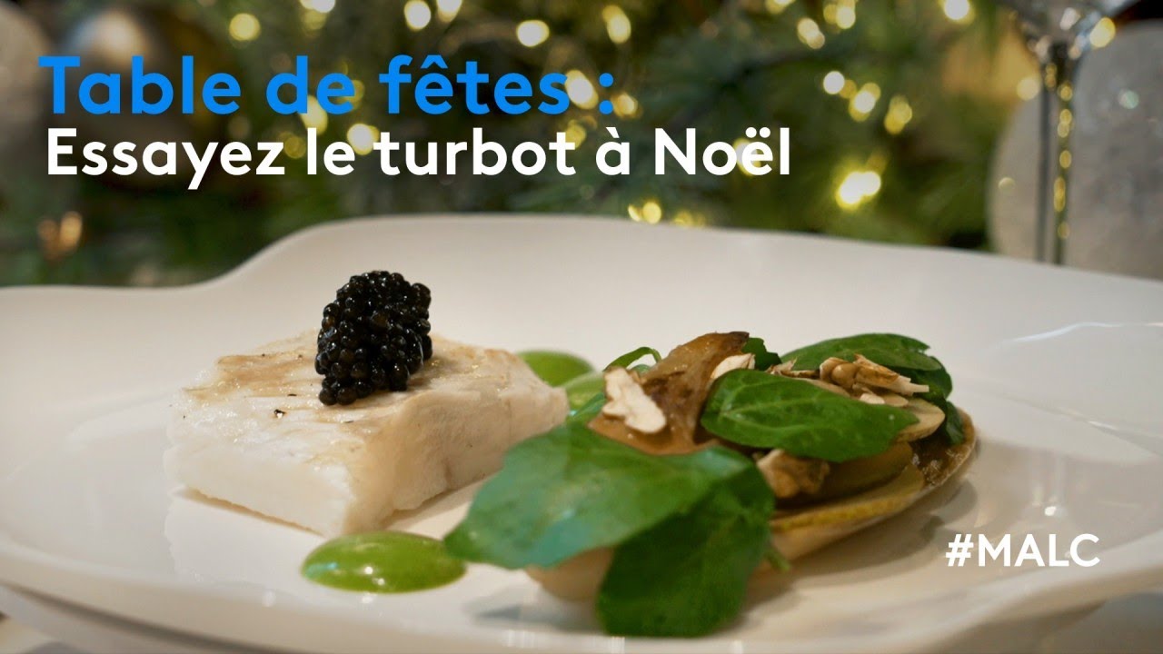 Table de fêtes : essayer le turbot à Noël