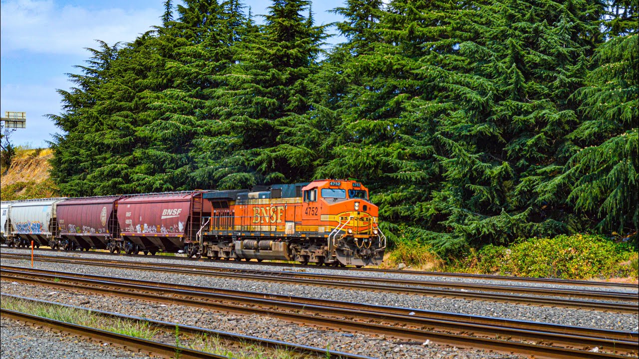 Railfanning a few trains in Seattle WA at CP Bailey (8/13/2025)