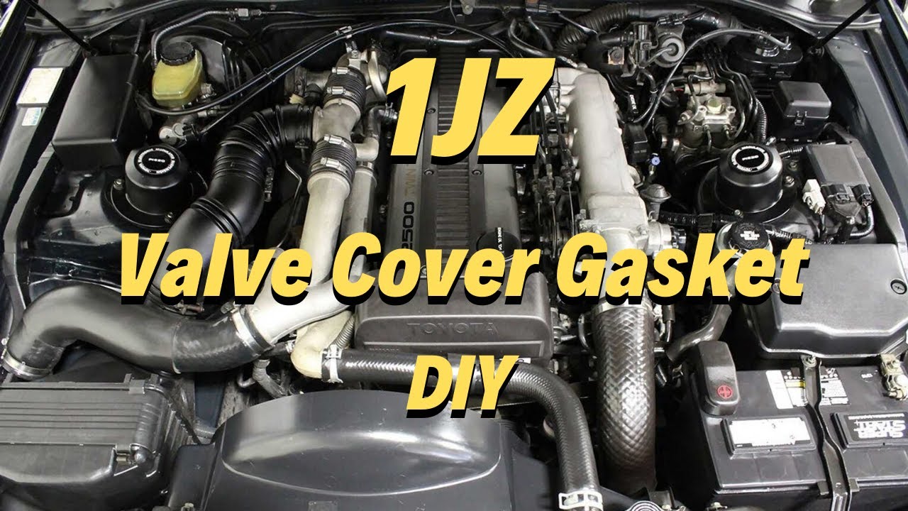 1JZ non-VVTI Valve Cover Gasket Replacement DIY