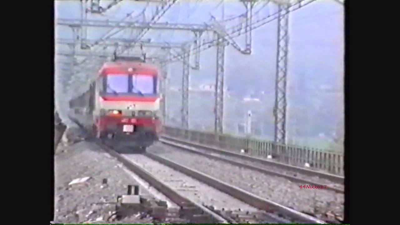 Direttissima Firenze - Roma ETR 450 + Ale 841 + IC Doppia E402A + Varie a PC Gallese nel 1996 (HD)