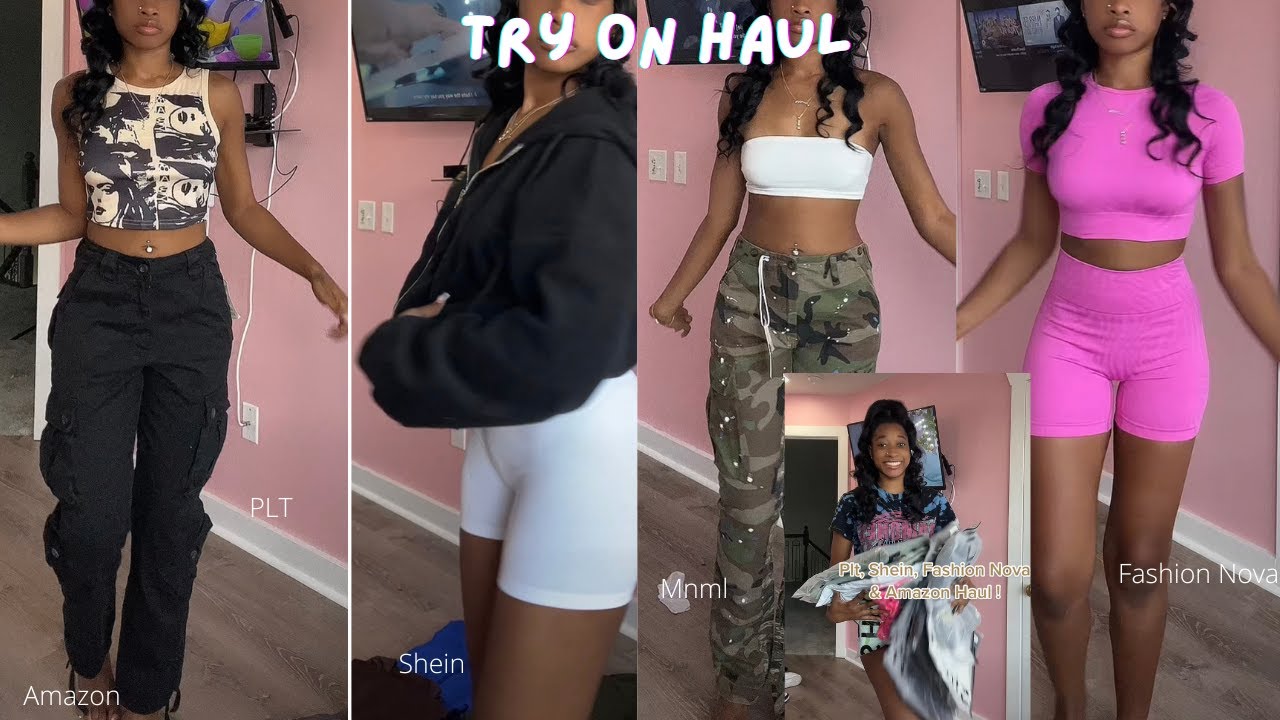 BACK TO SCHOOL CLOTHING HAUL PART 1 ft: Shein, Plt, Fashion Nova, Amazon & Mnml!
