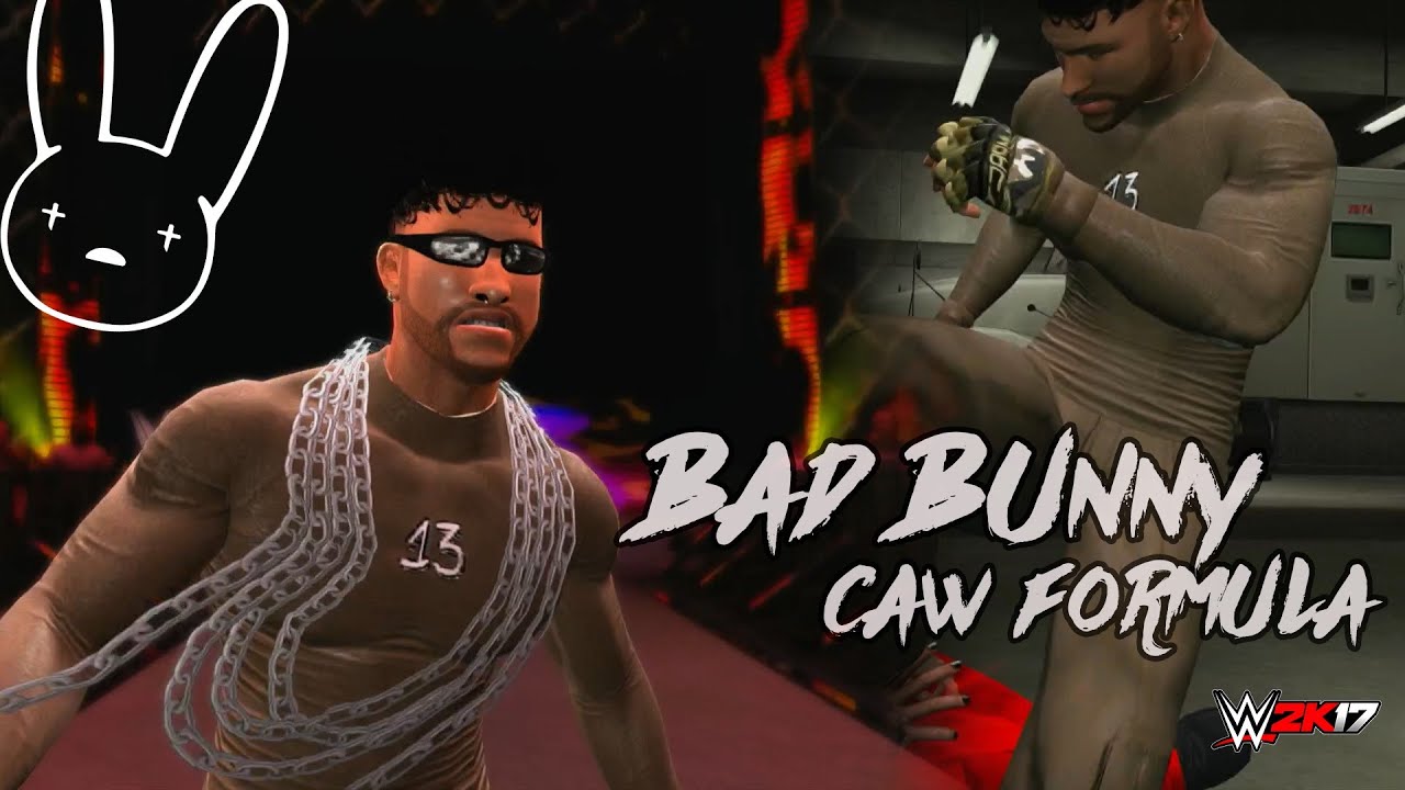 WWE 2K17 - BAD BUNNY BACKLASH - CAW FORMULA - PS3/XBOX360