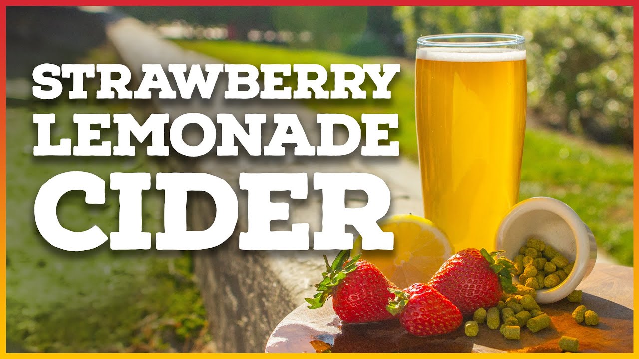 HOPPY STRAWBERRY LEMONADE Hard Cider 🍓🍋