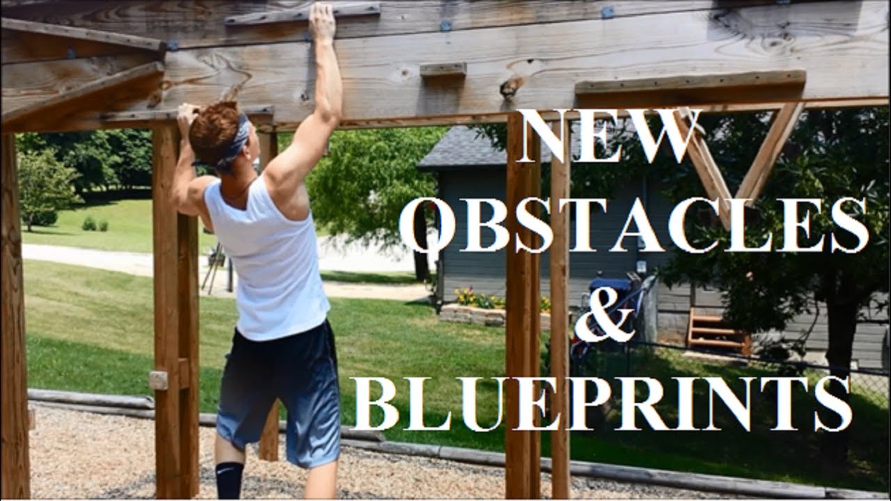 Ninja Warrior Course: NEW OBSTACLES & BLUEPRINTS!  How To Build Your Own Course!