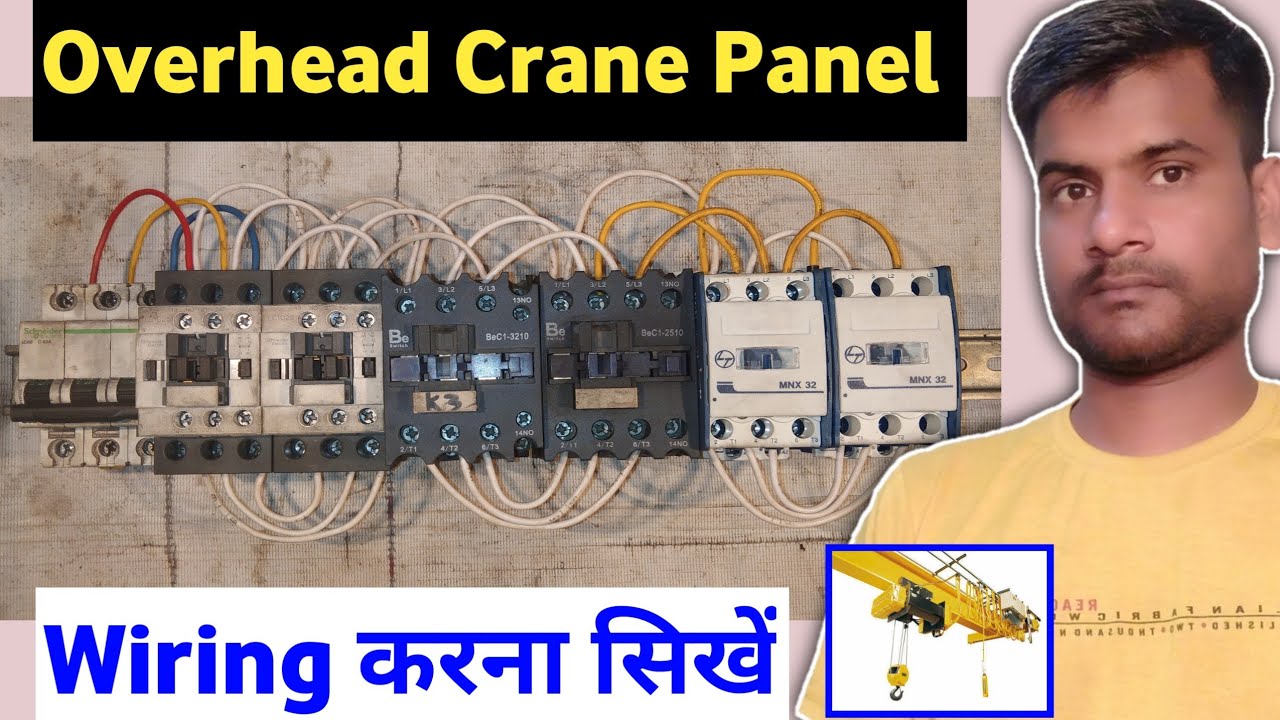 overhead crane control panel wiring | eot crane panel wiring | Eot power wiring | Ohc crane wiring