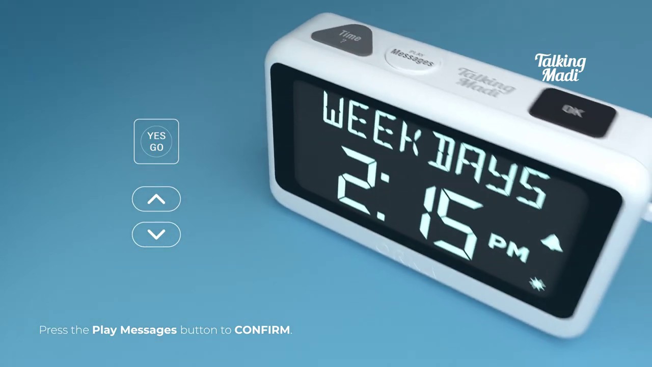 English - Setting Alarm Time - Talking Madi