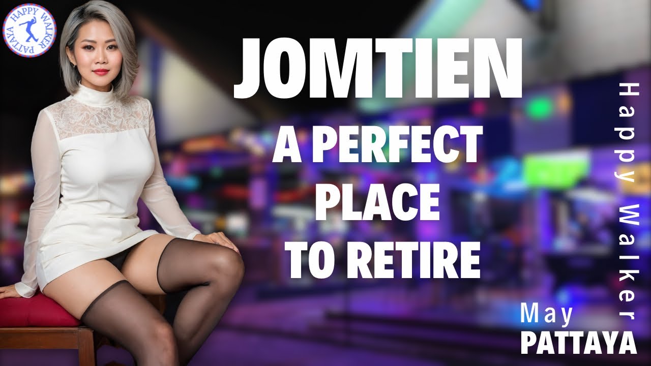 [4K] Pattaya Jomtien. Retirement in Thailand 2024.