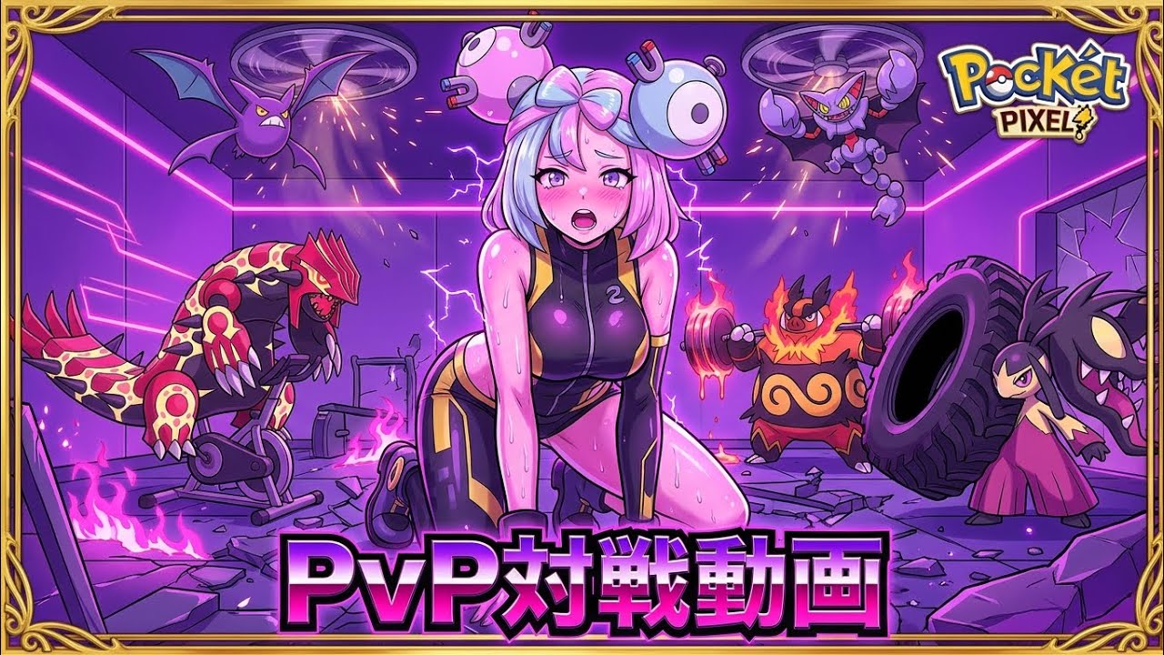 #204 相手のポケモン一匹に半壊！？パーティー単位できつすぎるポケモン【ポケットピクセル】