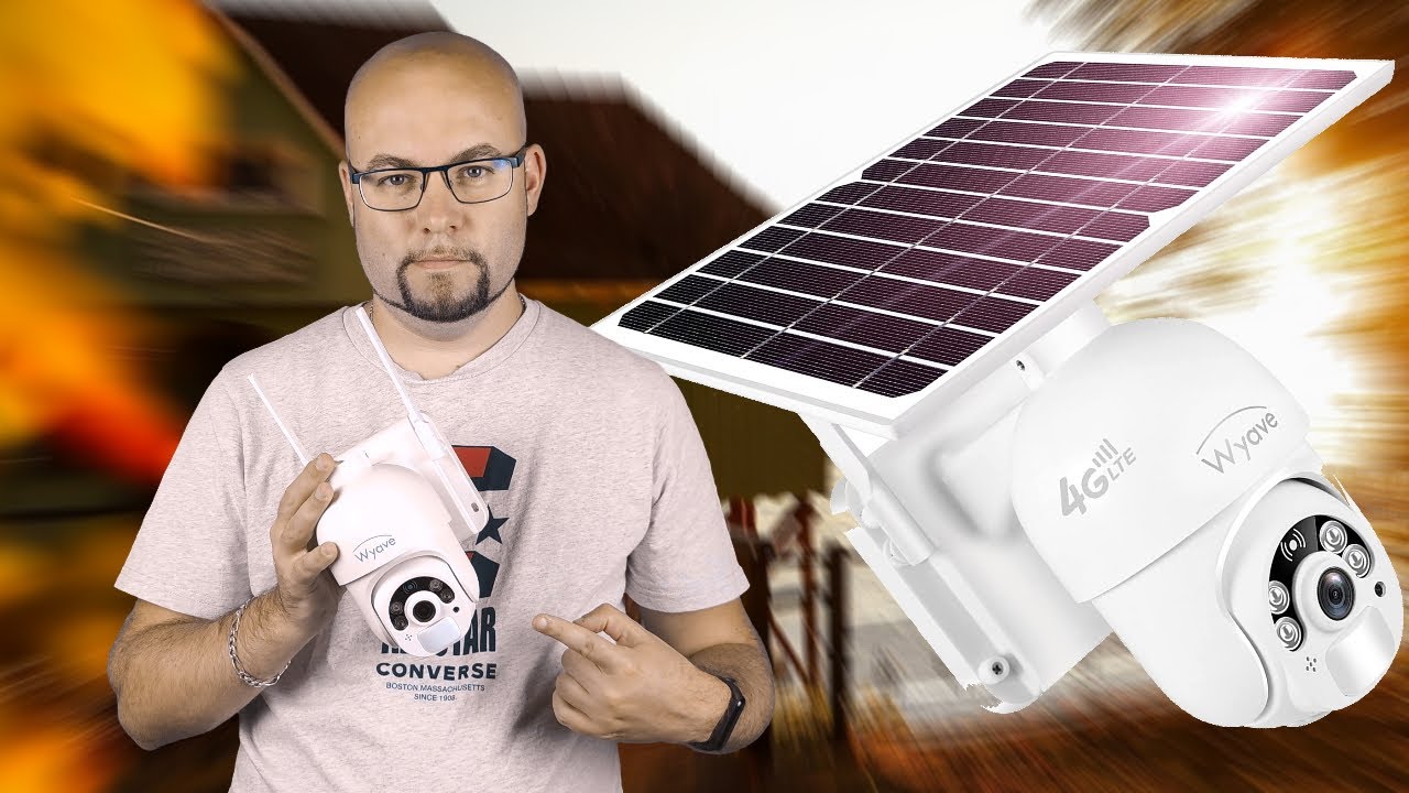 WYAVE : une caméra de sécurité 4G avec panneau solaire 100% AUTONOME !