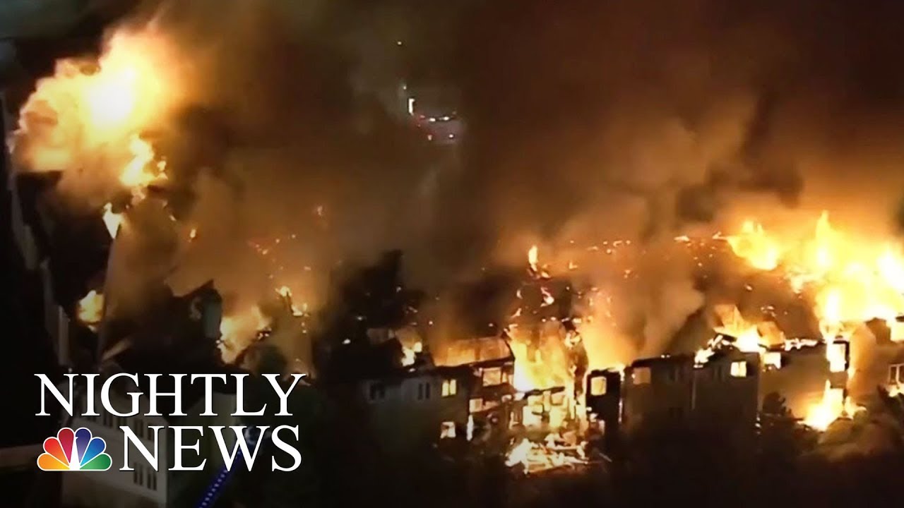 Pennsylvania Senior Center Destroyed By Massive Fire | NBC Nightly News